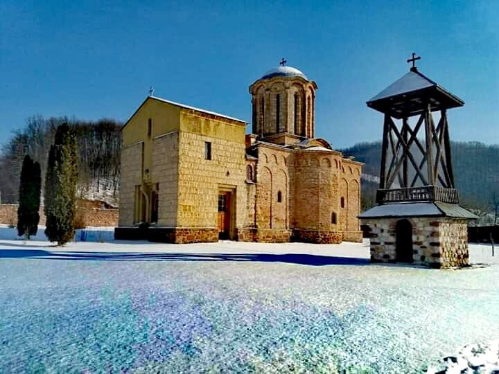 Manastir Sveti Sisoje zimi